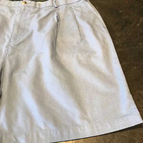 Men's Haband Fit-Forever blue flat front khaki chino shorts size 46 - Picture 8 of 11